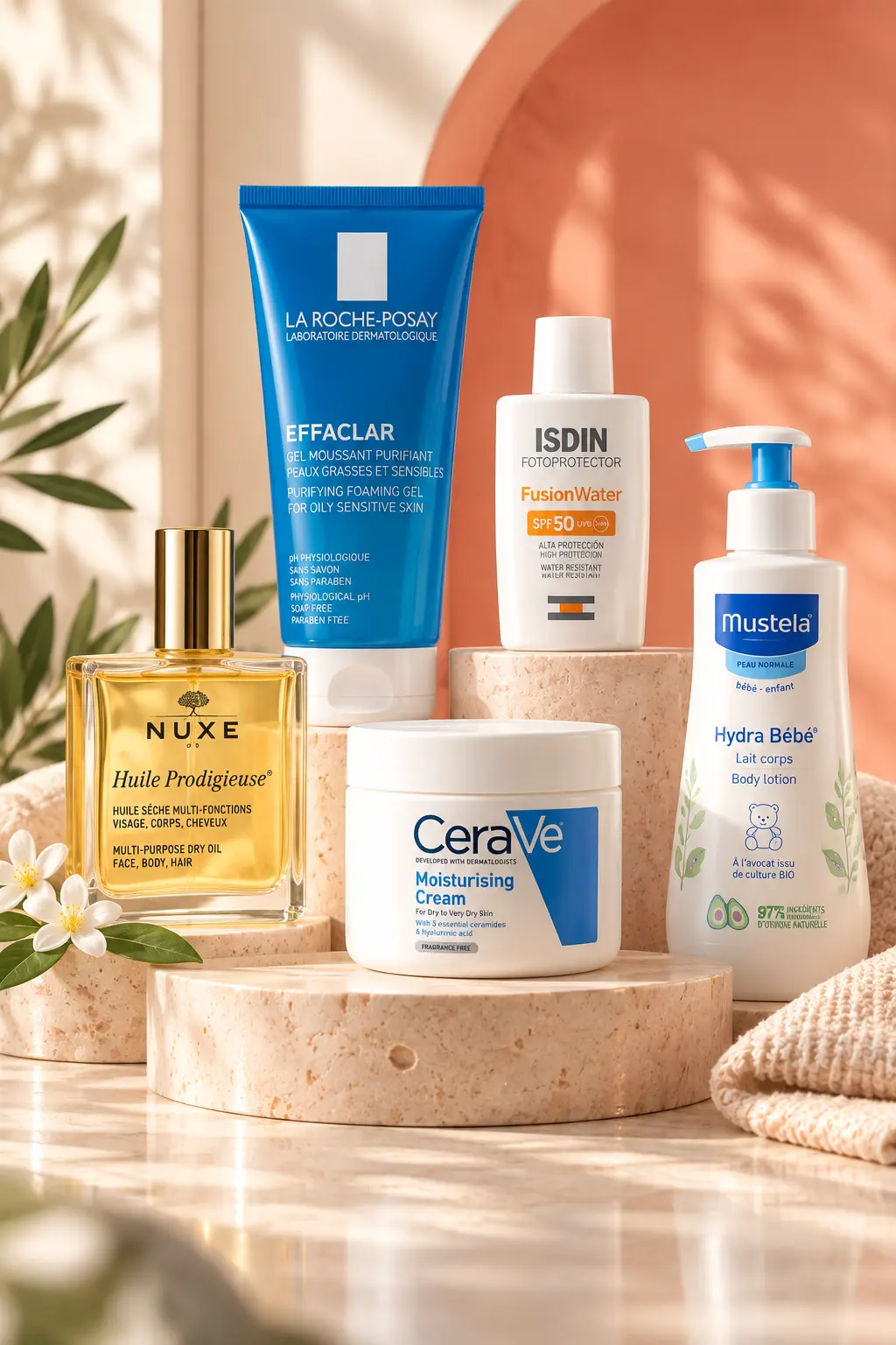 Sélection de marques dermocosmétiques Nahara