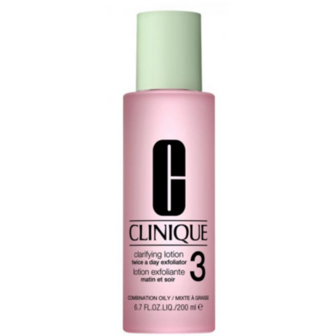 CLINIQUE LOTION EXFOLIANTE 3 MATIN ET SOIR PEAUX MIXTE A GRASSE 200 ML