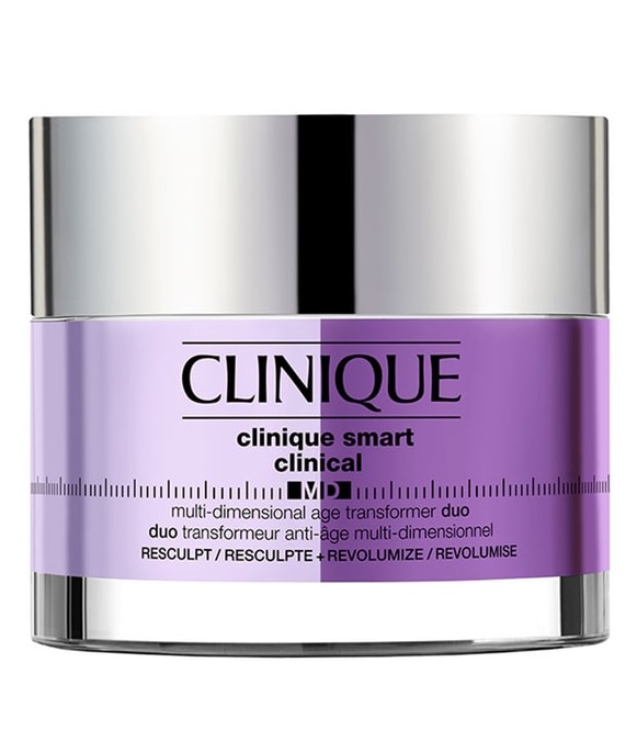 CLINIQUE SMART CLINICAL MD TRANSFORMEUR ANTI AGE MULTI DIMENSIONNEL DUO RESCULPTE+REVOLUMISE 50ML