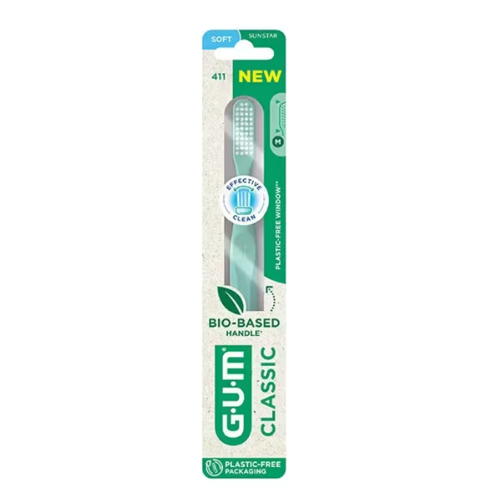 GUM BROSSE A DENTS CLASSIQUE SOUPLE REF 411