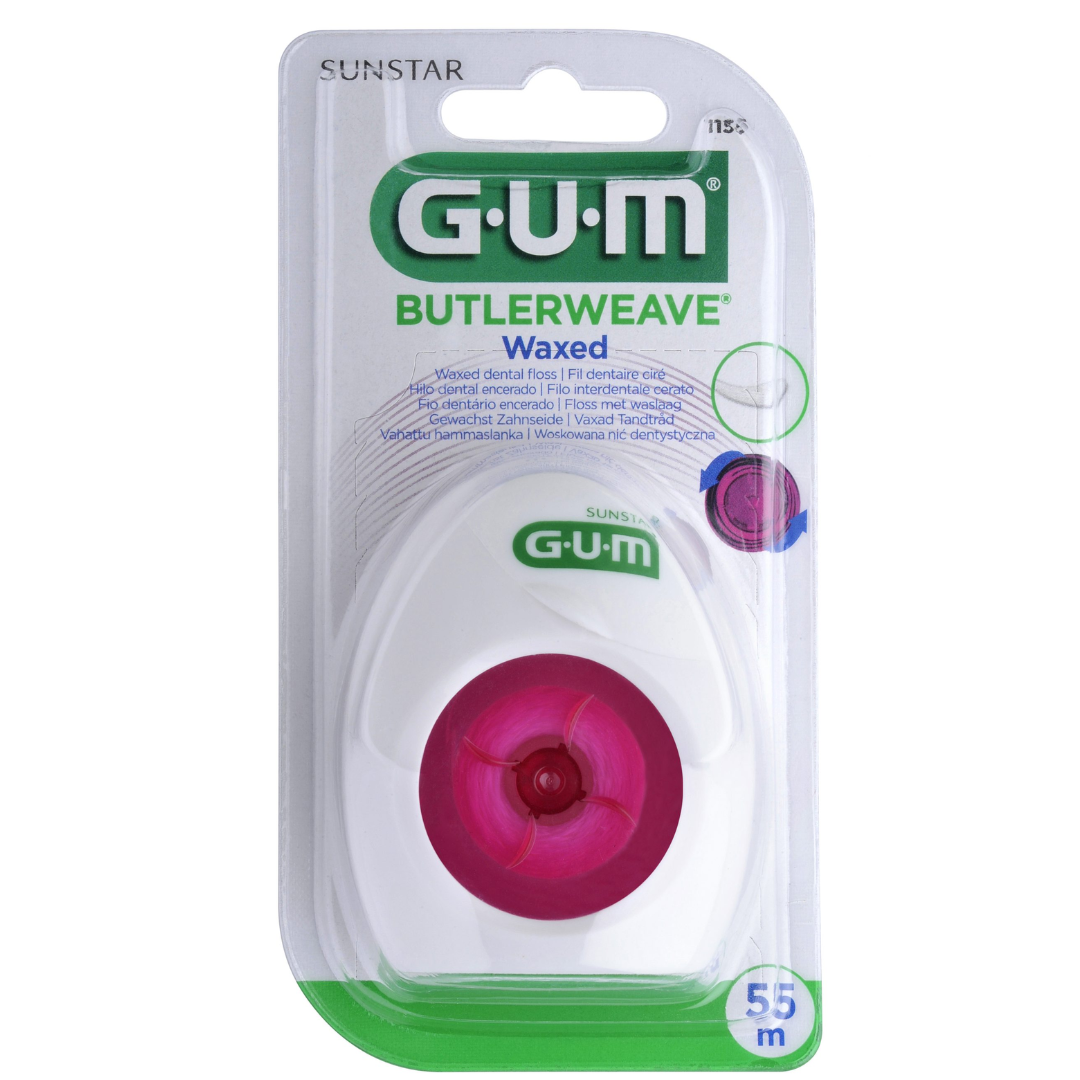 GUM FIL DENTAIRE BUTLERWEAVE CIRE LARGES ESPACES REF 1155