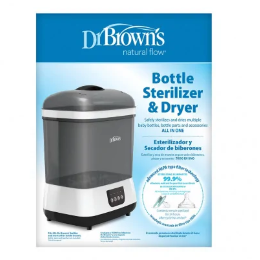 DR BROWNS STERILISATEUR ET SECHEUSE ELECTRIQUES AVEC FILTRE A AIR GRIS