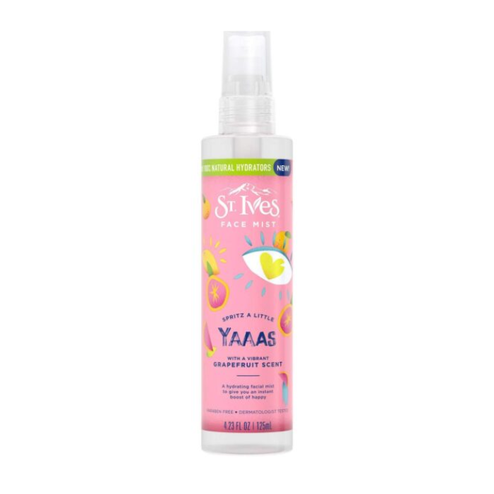 ST IVES BRUME VISAGE YAAAS AU PARFUM VIBRANT DE PAMPLEMOUSSE 125 ML