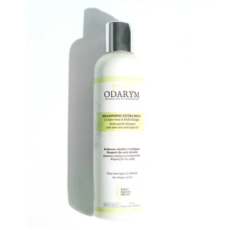 ODARYM SHAMPOOING EXTRA DOUX A L'ALOE VERA ET HUILE D'ARGAN 250 ML