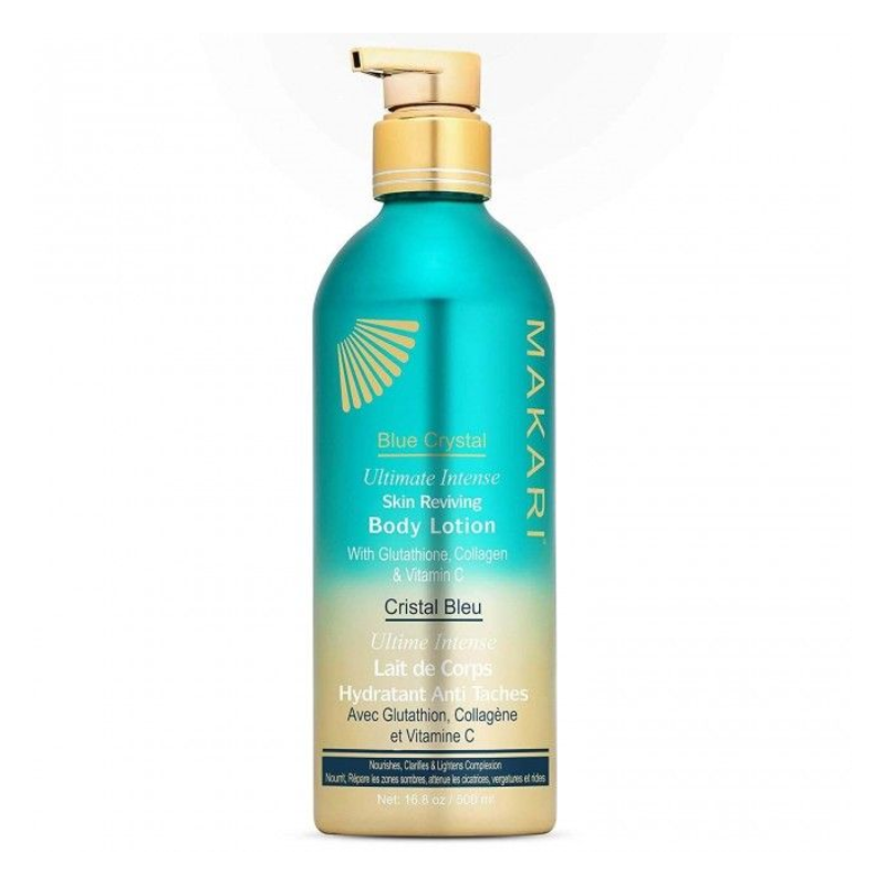 MAKARI CRISTAL BLEU ULTIME INTENSE LAIT DE CORPS HYDRATANT ANTI TACHES 500 ML