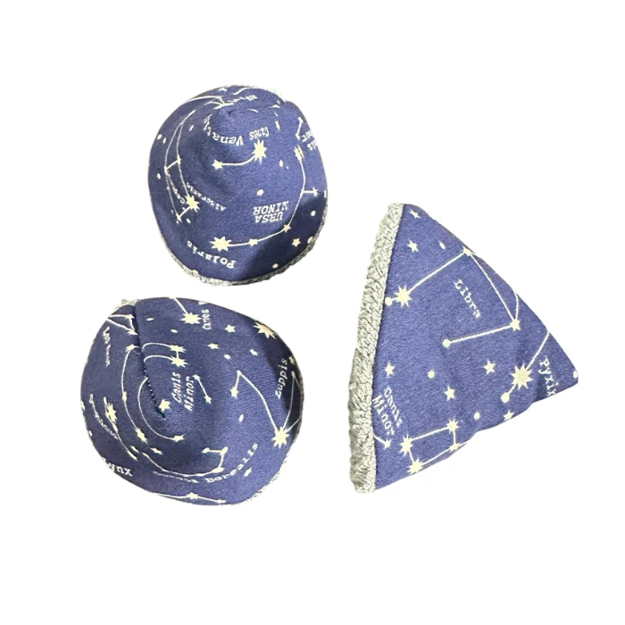BAMBIDOU LOT DE 3 TIPI PIPI CONSTELLATION BLEU