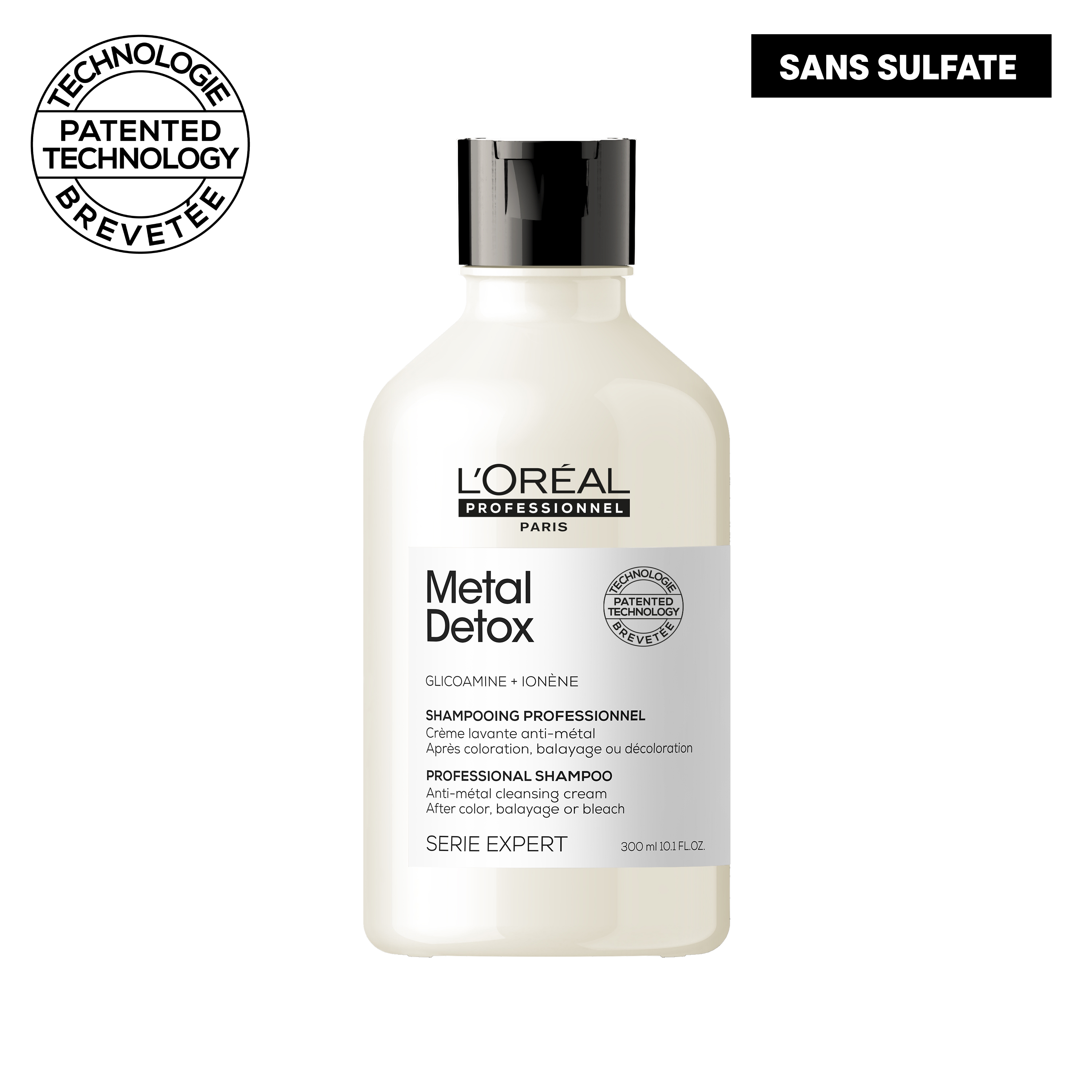 L'OREAL PROFESSIONNEL METAL DETOX SHAMPOOING PROFESSIONNEL SANS SULFATE 300 ML