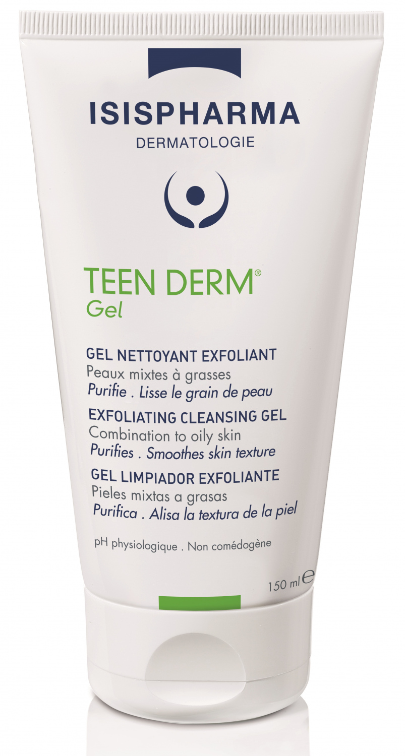 ISISPHARMA TEEN DERM GEL NETTOYANT EXFOLIANT 150 ML