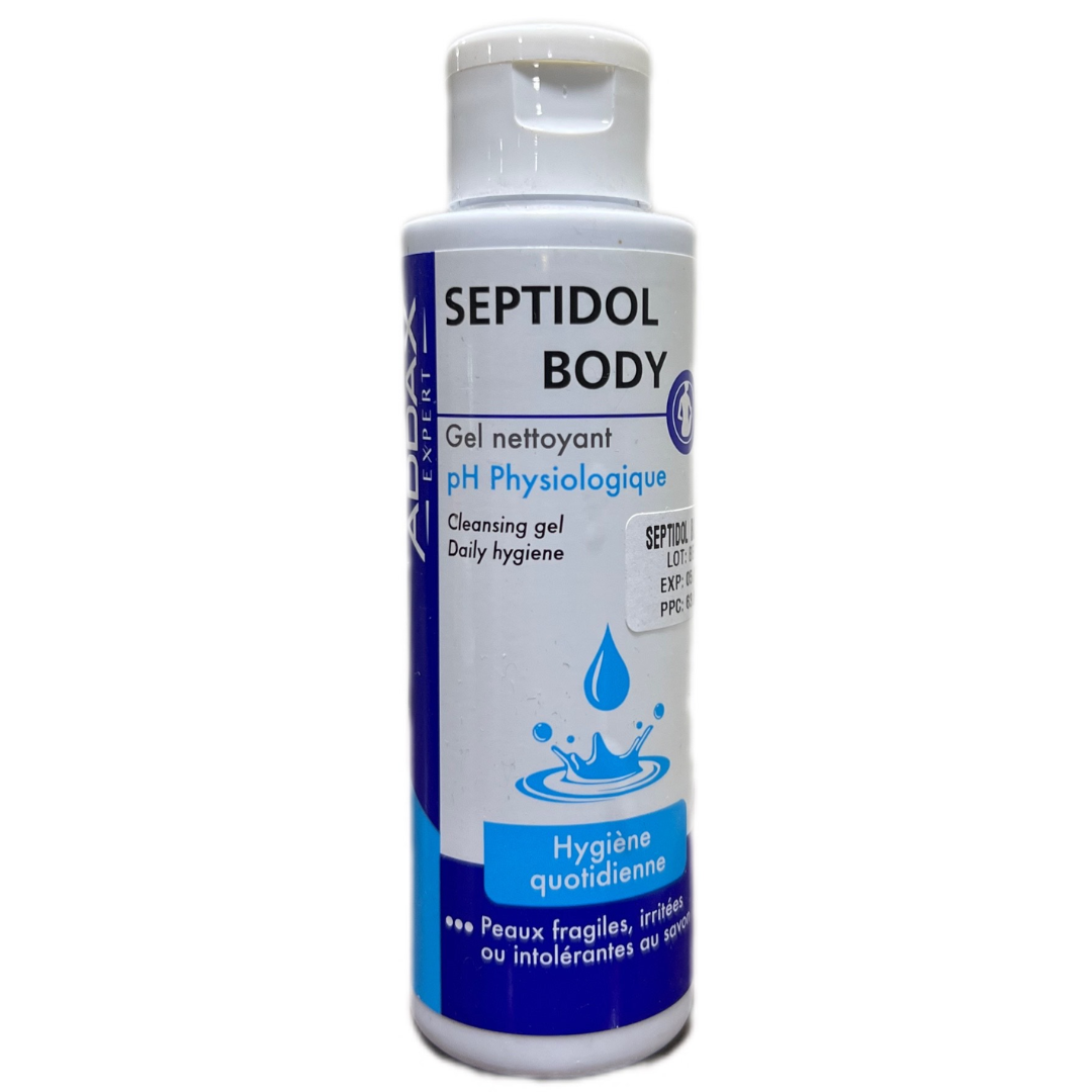 ADDAX SEPTIDOL BODY GEL NETTOYANT PH PHYSIOLOGIQUE125ML