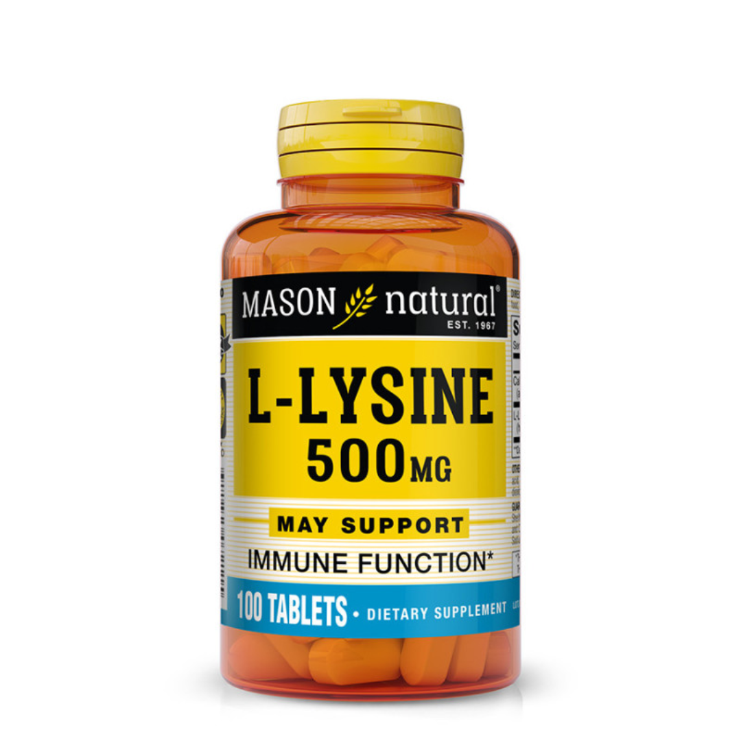 MASON NATURAL L LYSINE 500 MG 100 TABLETS