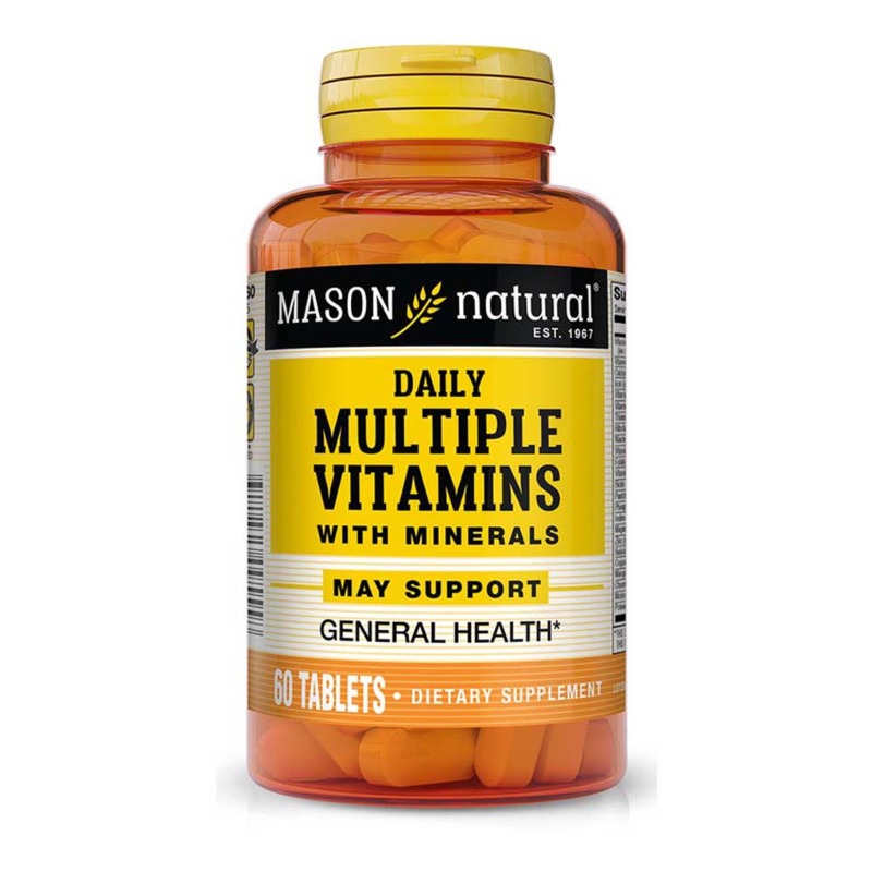 MASON NATURAL DAILY MULTIPLE VITAMINS AND MINERALS 60 COMPRIMES