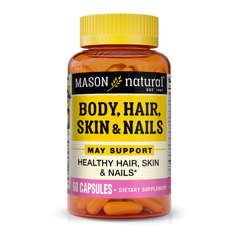 MASON NATURAL BODY HAIR SKIN AND NAILS 60 CAPSULES