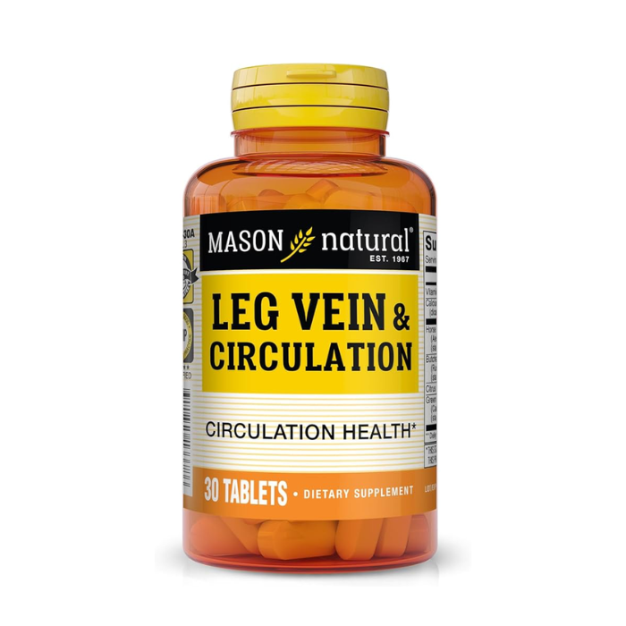 MASON NATURAL LEG VEIN AND CIRCULATION 30 TABLETS