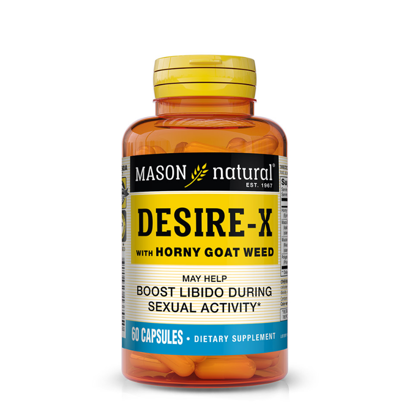 MASON NATURAL DESIRE X HORNY GOAT WEED 60 CAPSULES