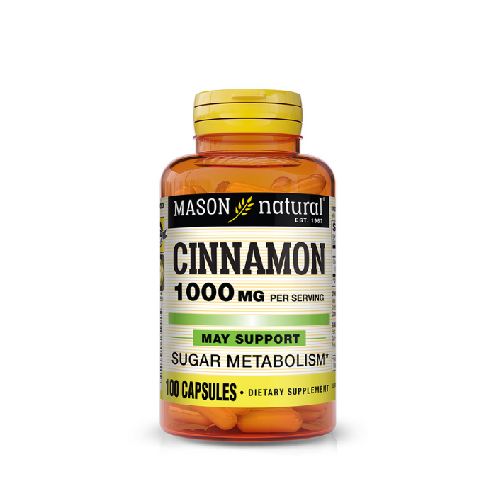 MASON NATURAL CINNAMON 1000MG 100 CAPSULES