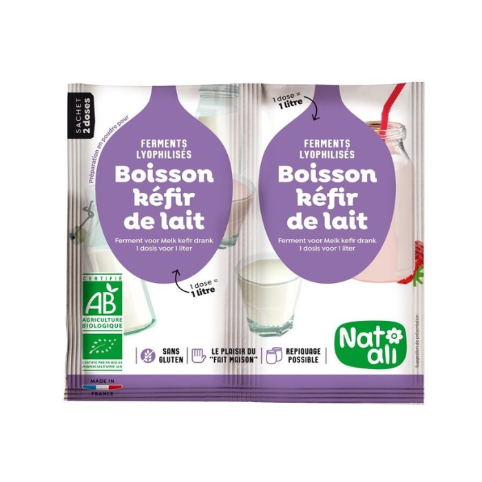 NATALI FERMENT KEFIR DE LAIT 2*6G
