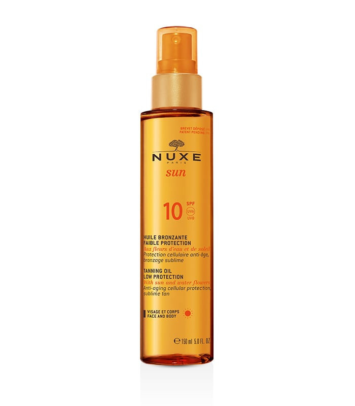 NUXE SUN HUILE BRONZANTE FAIBLE PROTECTION SPF10 150 ML