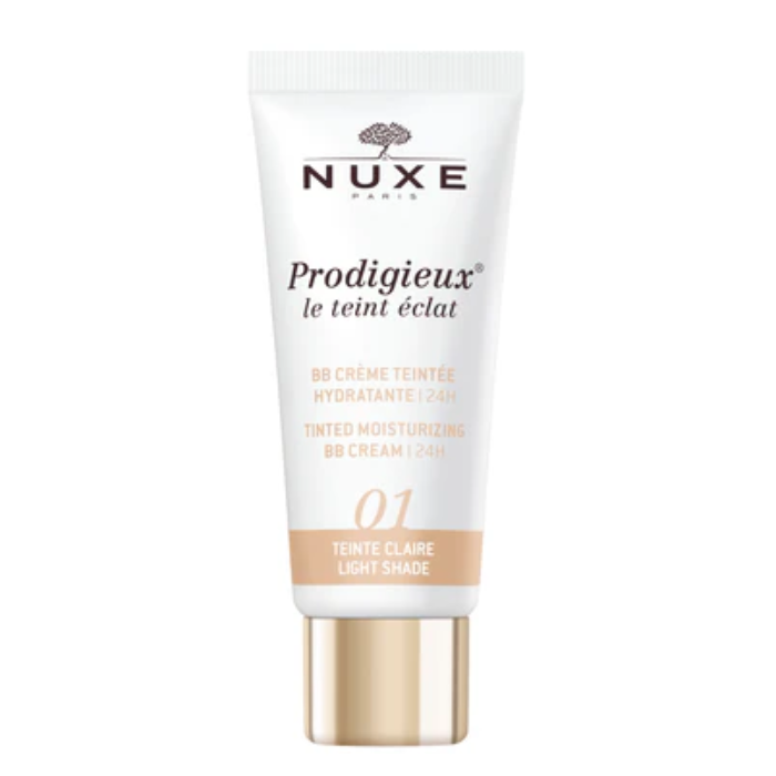 NUXE PRODIGIEUX LE TEINT ECLAT 01 BB CREME HYDRATANTE CLAIRE 30 ML