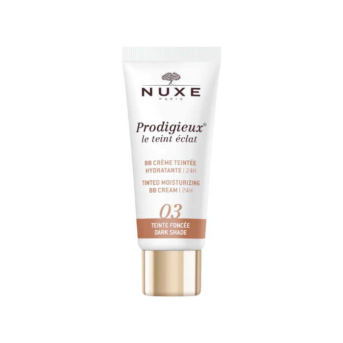 NUXE PRODIGIEUX LE TEINT ECLAT 03 BB CREME HYDRATANTE FONCEE 30 ML