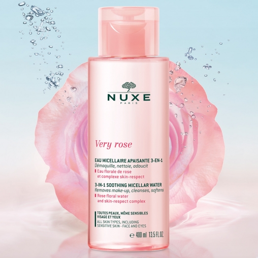 NUXE VERY ROSE EAU MICELLAIRE APAISANTE 3 EN 1 400 ML