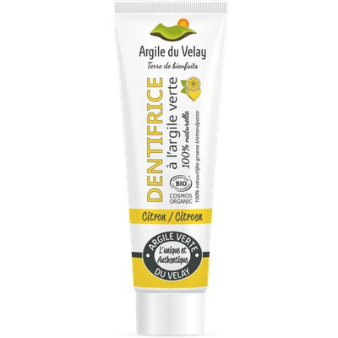 ARGILE DU VELAY DENTIFRICE A L'ARGILE VERTE CITRON 75 ML