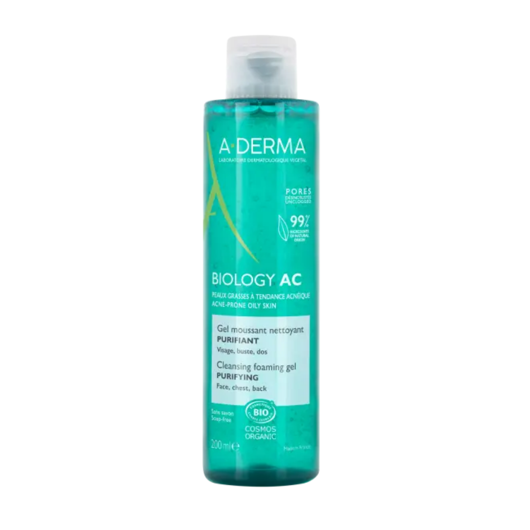 ADERMA BIOLOGY AC GEL MOUSSANT NETTOYANT PURIFIANT 200 ML