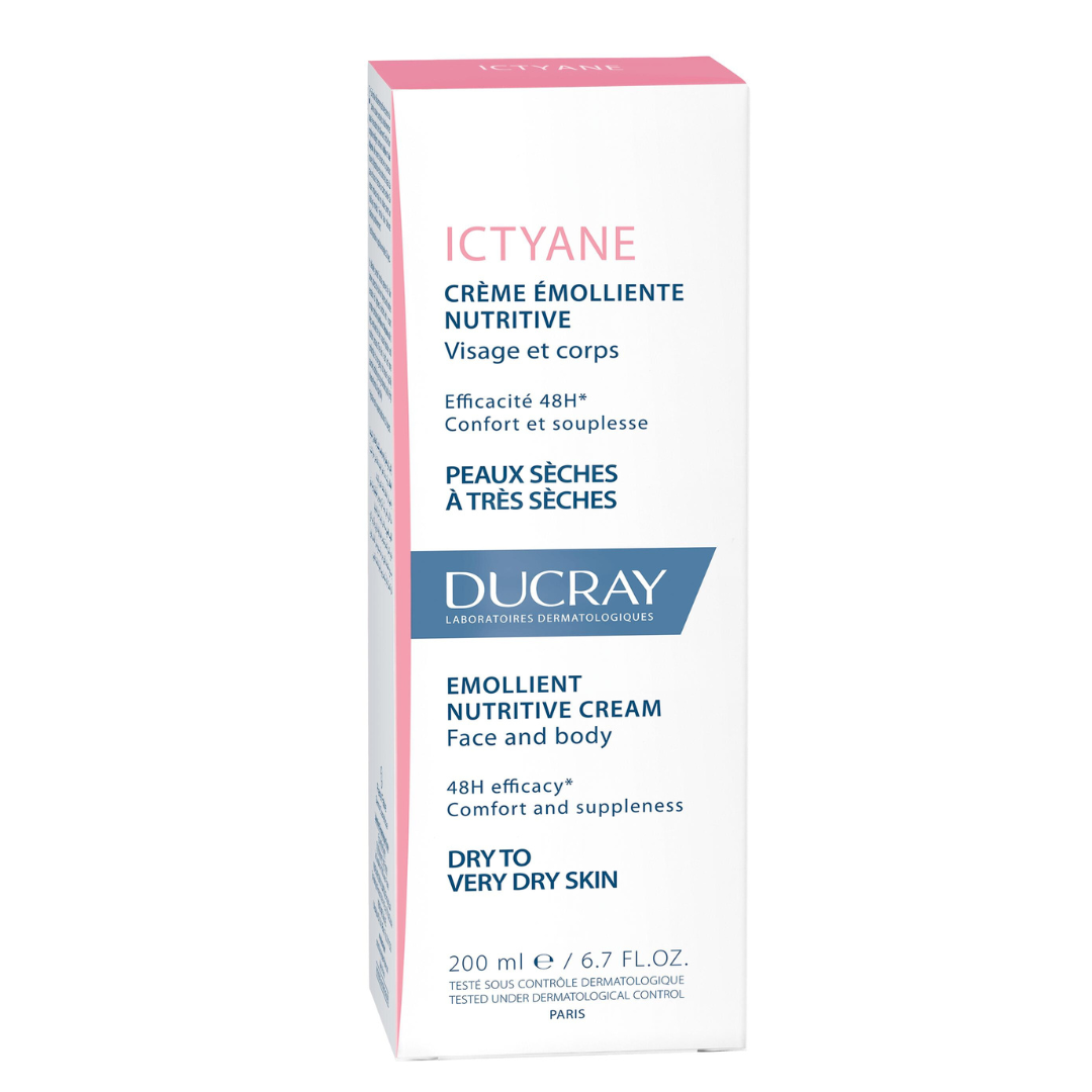 DUCRAY ICTYANE CREME EMOLLIENTE NUTRITIVE VISAGE ET CORPS 200 ML