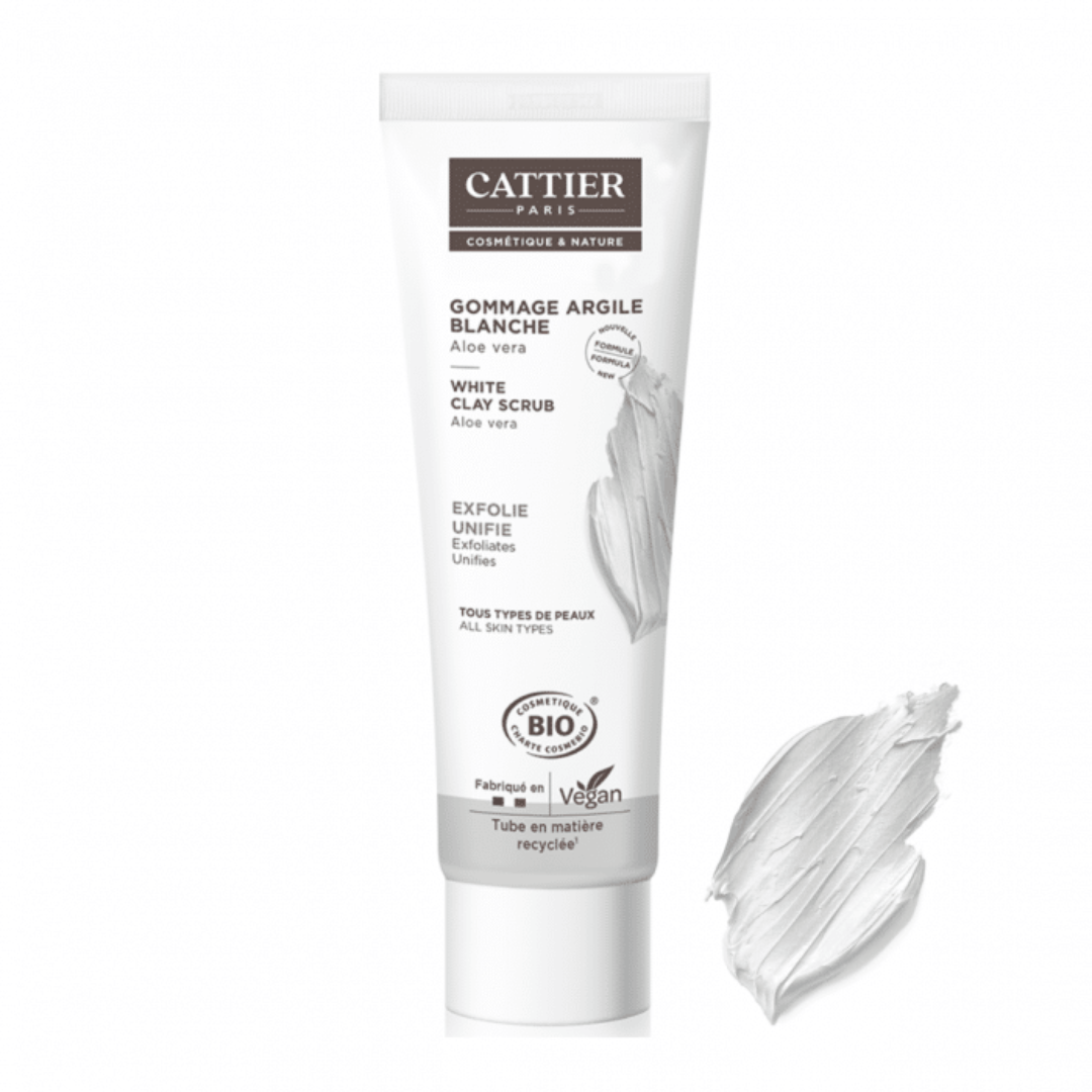 CATTIER GOMMAGE ARGILE BLANCHE ALOE VERA 100 ML