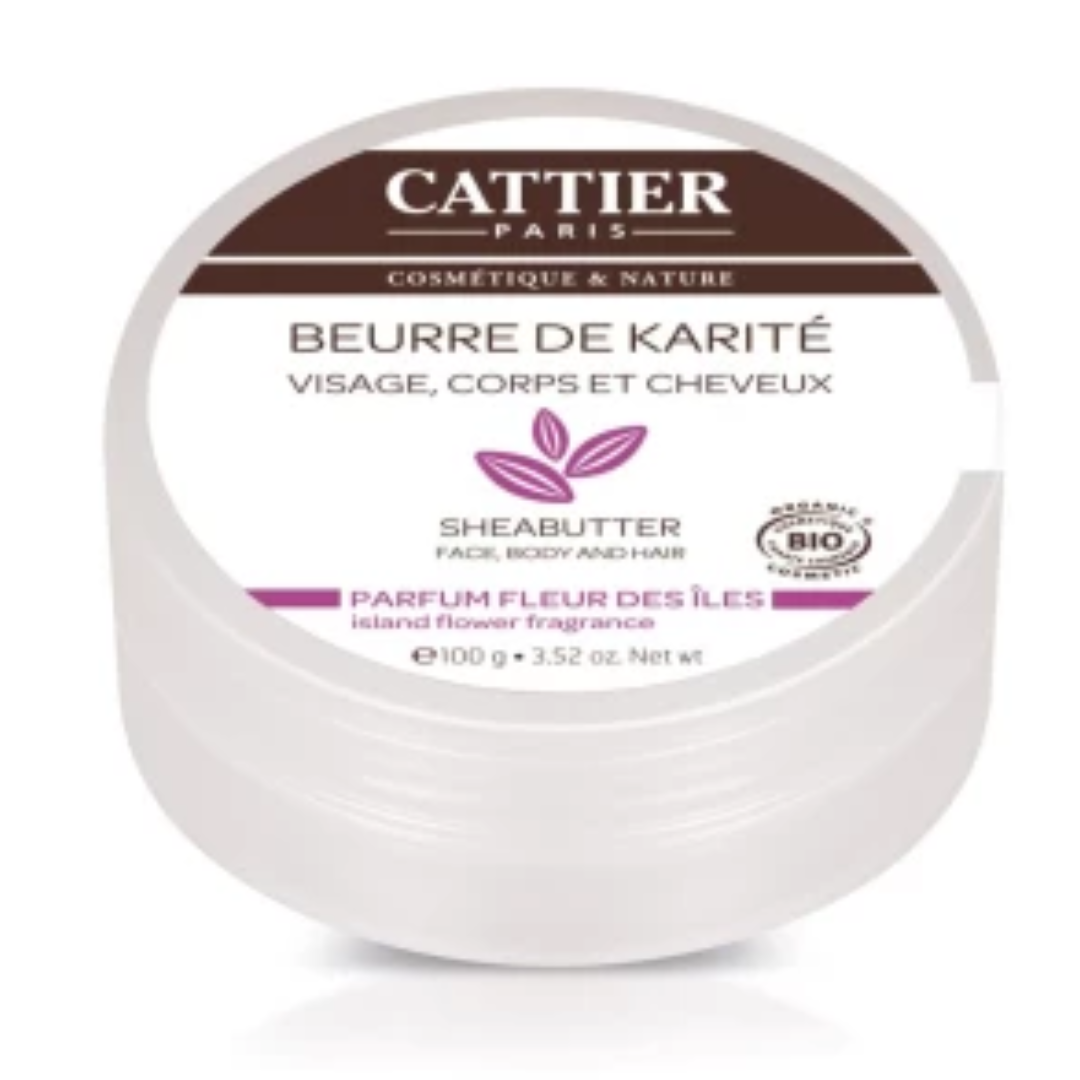 CATTIER BEURRE DE KARITE PARFUM FLEUR DES ILES 100G