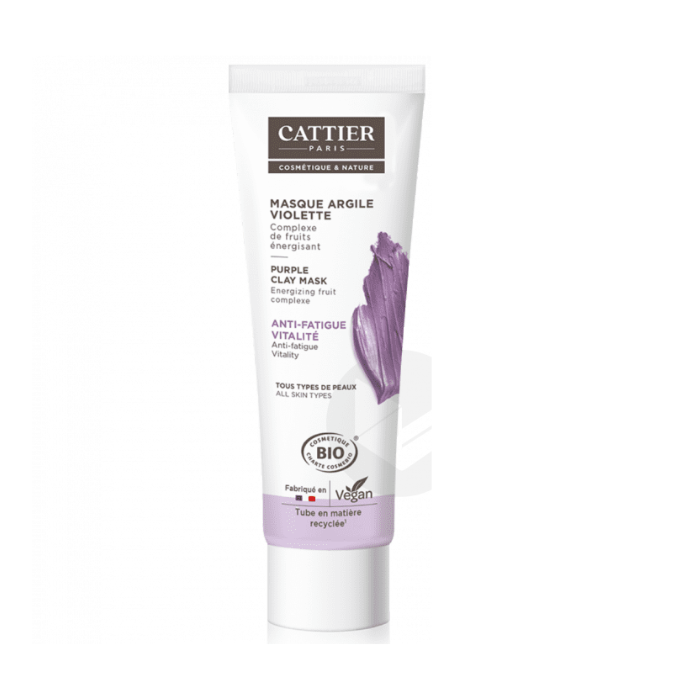 CATTIER MASQUE ARGILE VIOLETTE 100 ML
