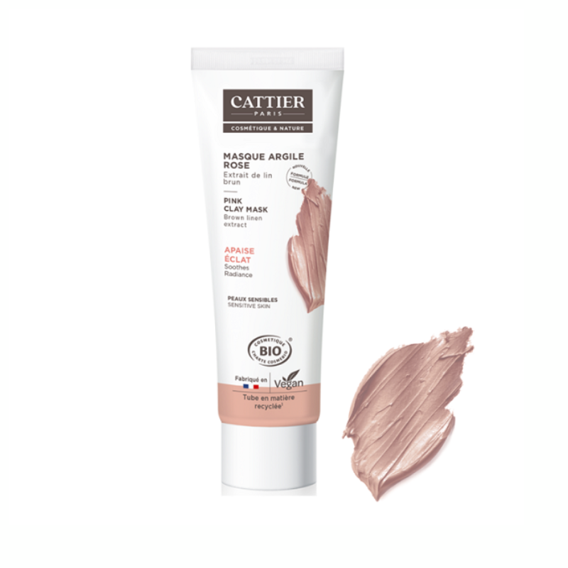 CATTIER MASQUE ARGILE ROSE 100 ML