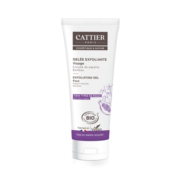 CATTIER GELEE EXFOLIANTE VISAGE ENZYME DE PAPAINE BAMBOO 75 ML