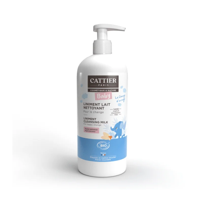 CATTIER LINIMENT LAIT NETTOYANT POUR LE CHANGE 500 ML