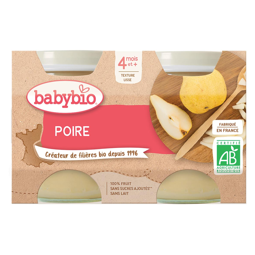 BABYBIO PETIT POT POIRE DE PROVENCE 2*130G
