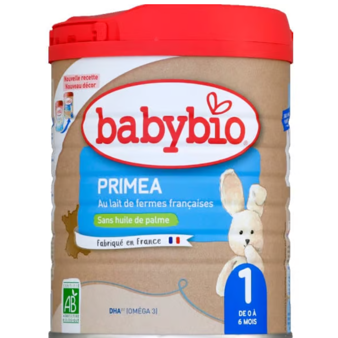 BABYBIO PRIMEA 1 LAIT DE CROISSANCE DE 0 A 6 MOIS