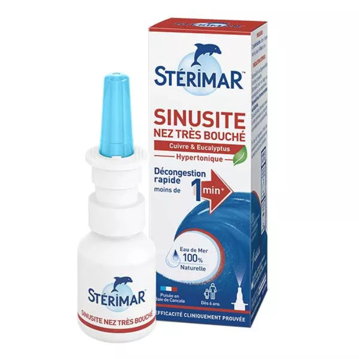 STERIMAR SINUSITE NEZ TRES BOUCHE 20ML