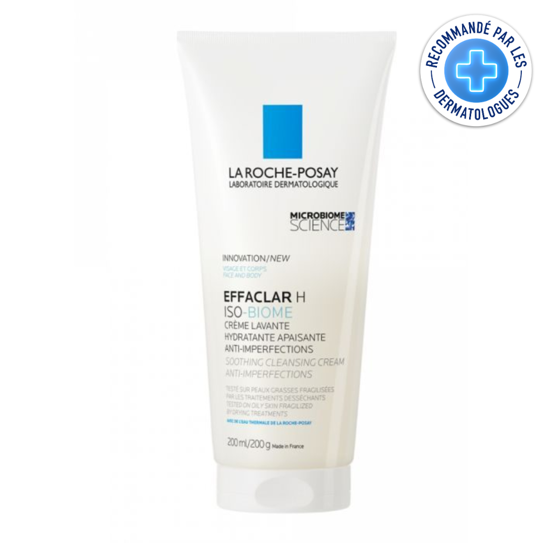LA ROCHE POSAY EFFACLAR H CREME LAVANTE HYDRATANTE DERMO APAISANTE 200ML