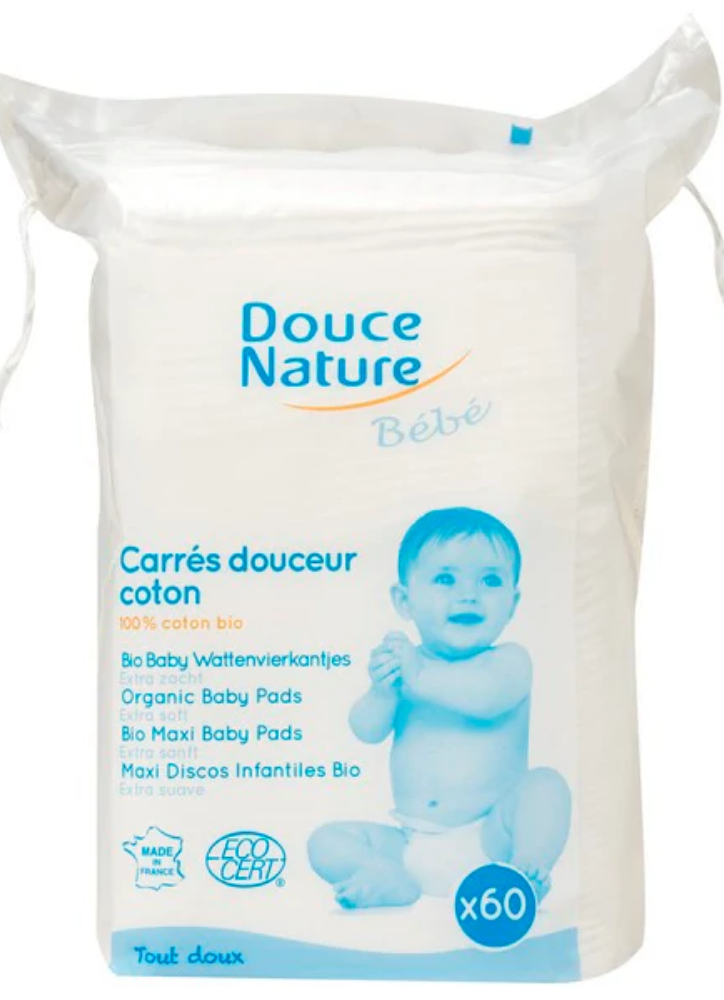 DOUCE NATURE CARRES DOUCEUR COTON BIO 60