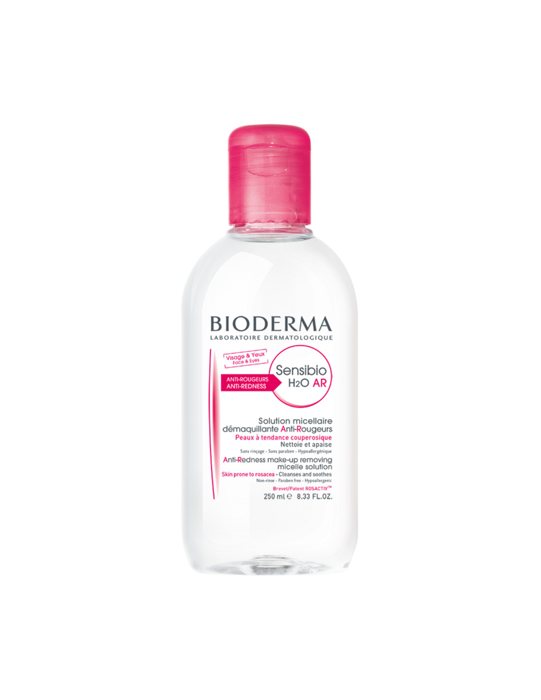 BIODERMA SENSIBIO H2O AR ANTI ROUGEURS 250 ML