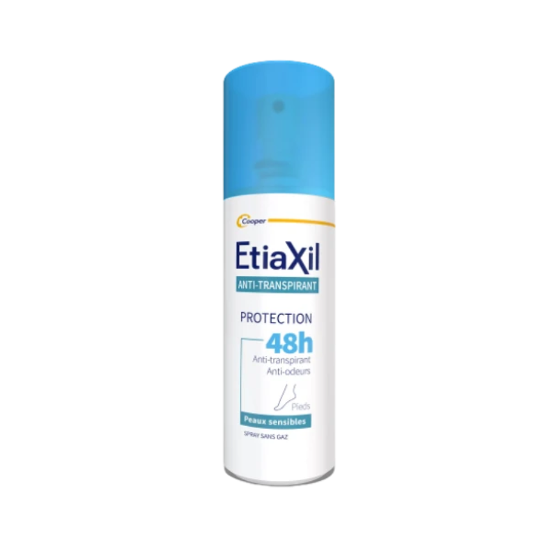 ETIAXIL ANTI TRANSPIRANT ANTI ODEURS PIEDS PROTECTION 48H VAPORISATEUR 100 ML
