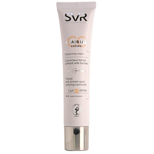 SVR CLAIRIAL CC CRÈME CORRECTEUR UNIFIANT ANTI-TACHES LIGHT SPF50+ 40 ML