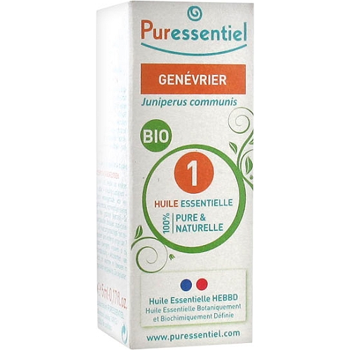 PURESSENTIEL HUILE ESSENTIELLE GENEVRIER BIO 5 ML