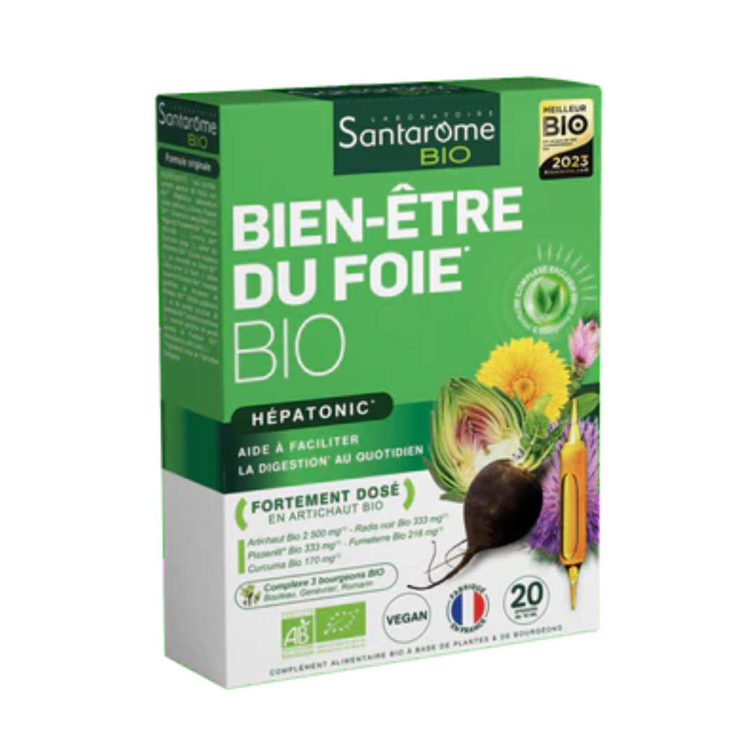 SANTAROME BIO BIEN ETRE DU FOIE 20 AMPOULES