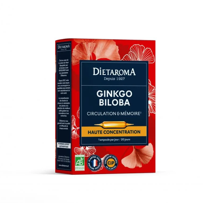 DIETAROMA C.I.P. GINKGO BILOBA 20 AMPOULES