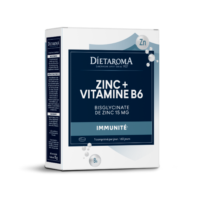 DIETAROMA ZINC + VITAMINE B6 60 COMPRIMES