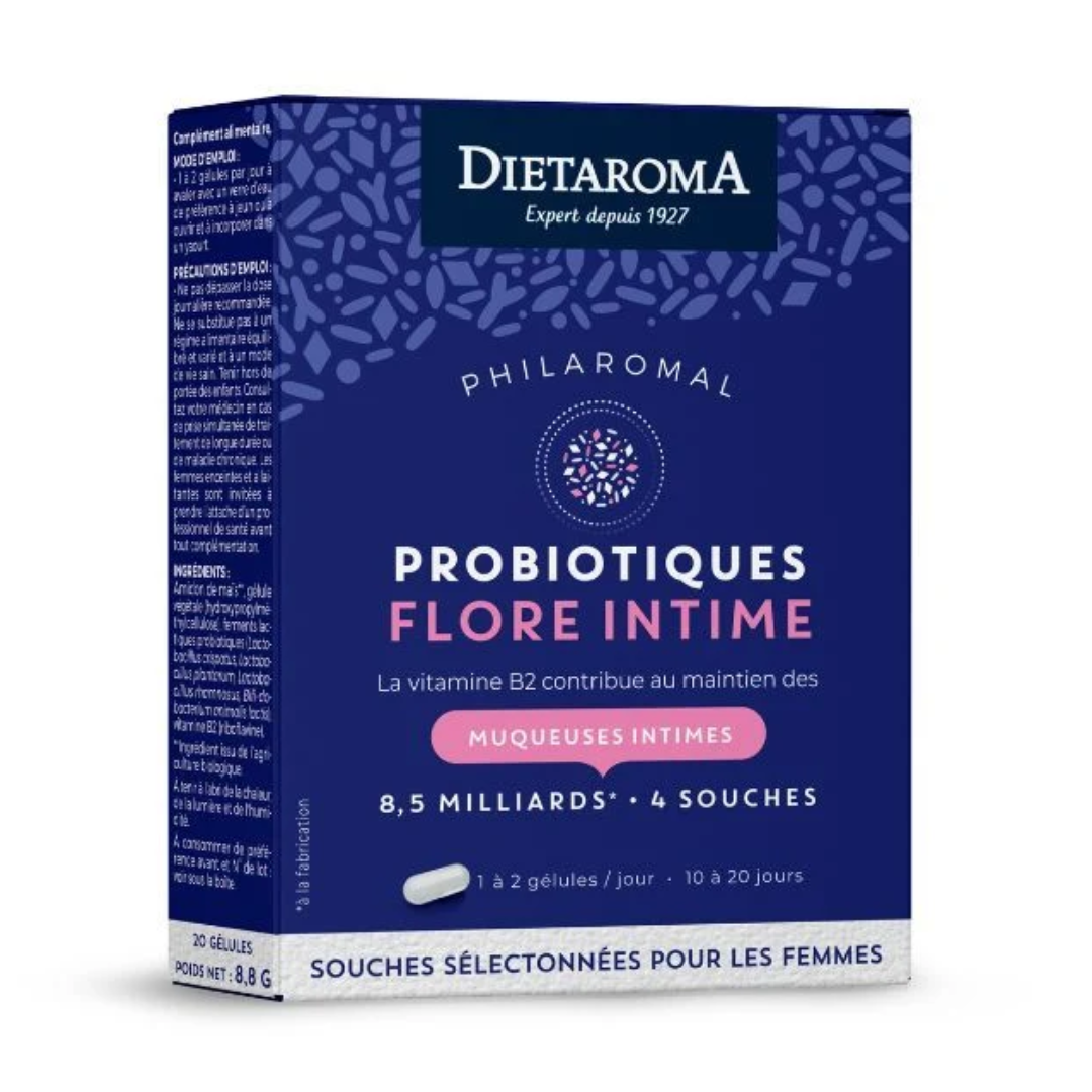 DIETAROMA PROBIOTIQUES FLORE INTIME 20 GELULES