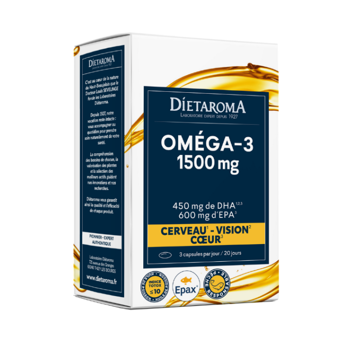 DIETAROMA OMEGA 3 1500 MG 60 CAPSULES