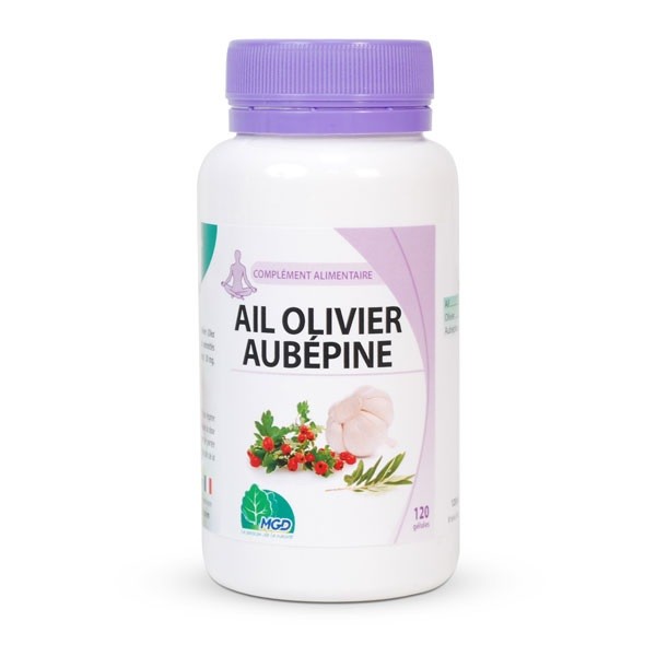 MGD AIL OLIVIER AUBEPINE 250 Mg - 120 GELULES
