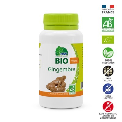 MGD GINGEMBRE BIO 90 GELULES
