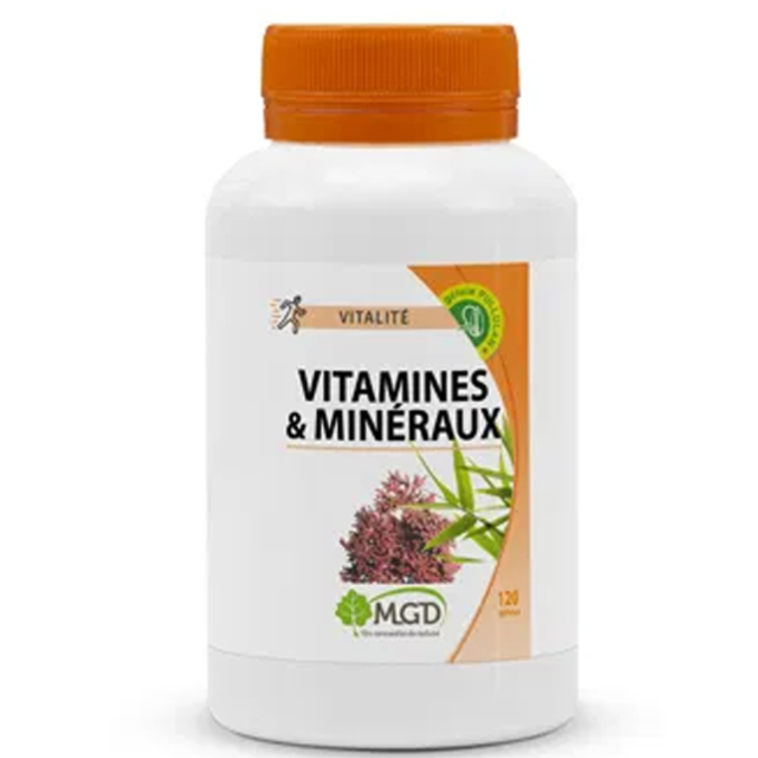 MGD NATURE VITAMINES ET MINERAUX 120 GELULES